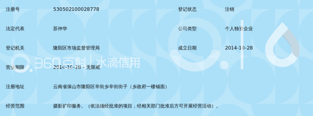 保山市隆阳区知心爱人摄影扩印服务部